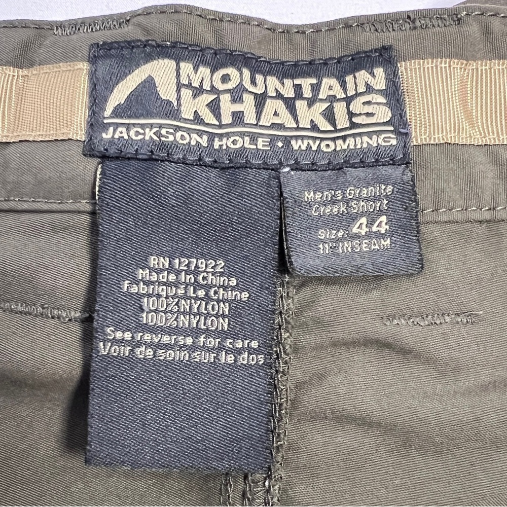 🌷SPRING CLEANING 🌷Mountain Khakis Men’s Cargo Shirts - Green/tan - Size 44 - Picture 6 of 10